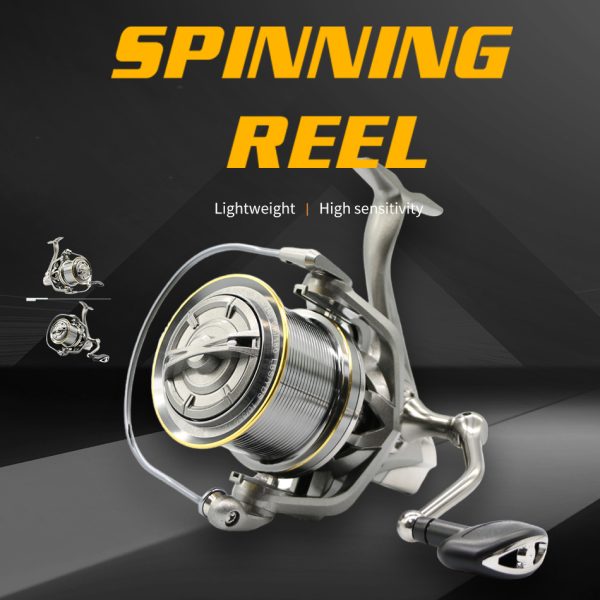 Long Shot Jigging Spinning Reel 8000/9000/10000/12000/14000 Series,17+1BB Surf Fishing Reels,55lb Max Drag,Saltwater Big Reel Visit the J-BARZILLAI Store - Image 2