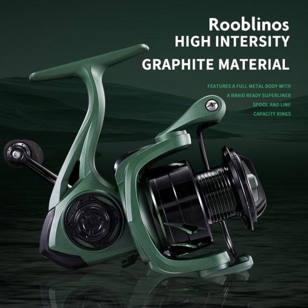 CG Fishing Reel 5.2:1 High-Speed Gear Ratio 2000/3000/4000/5000 Series Anti-Reverse Ball Bearings Ultralight 17.6 lbs CNC Aluminum Includes Monofilament Line Crappie or Catfish Reversible - Image 6