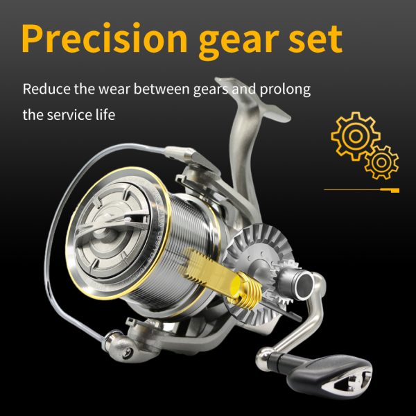 Long Shot Jigging Spinning Reel 8000/9000/10000/12000/14000 Series,17+1BB Surf Fishing Reels,55lb Max Drag,Saltwater Big Reel Visit the J-BARZILLAI Store - Image 4