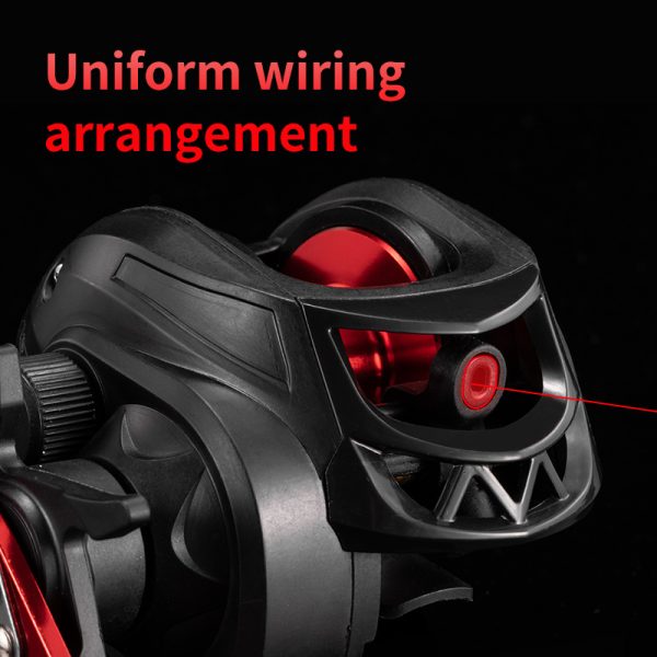 Rooblinos AC Baitcasting Fishing Reel Lightweight Aluminum Spool Fishing Reel 17.6Lbs Max Drag Magnetic Braking System 6.3:1 High-Speed Gear Ratio Saltwater Freshwater Baitcaster Reel - Image 5