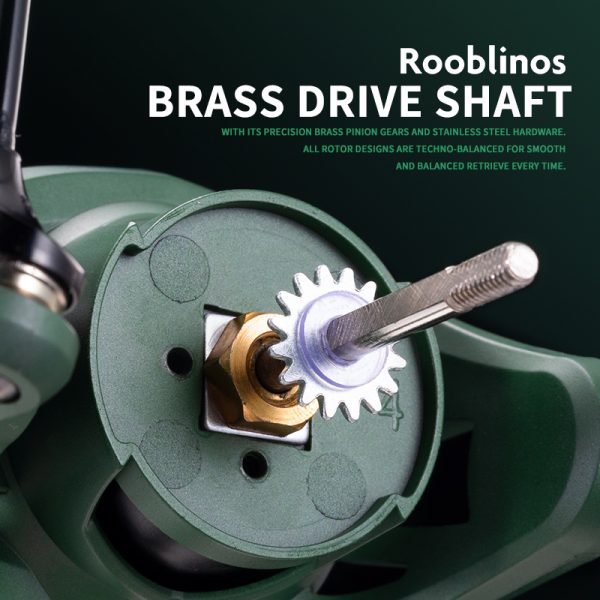 CG Fishing Reel 5.2:1 High-Speed Gear Ratio 2000/3000/4000/5000 Series Anti-Reverse Ball Bearings Ultralight 17.6 lbs CNC Aluminum Includes Monofilament Line Crappie or Catfish Reversible - Image 4