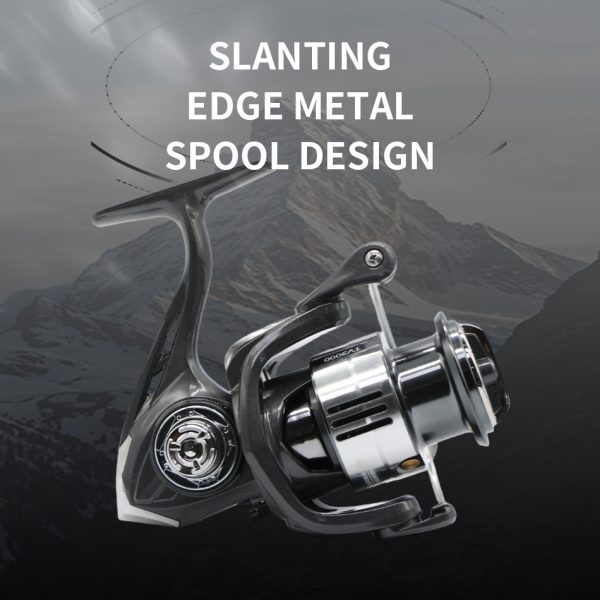 TV Fishing Reel 5.2:1 Gear Ratio 5+1 Stainless BB for Saltwater or Freshwater 1500/2500 SeriesUltralight 17.6 lbs CNC Aluminum Includes Monofilament Line Crappie or Catfish Reversible - Image 5