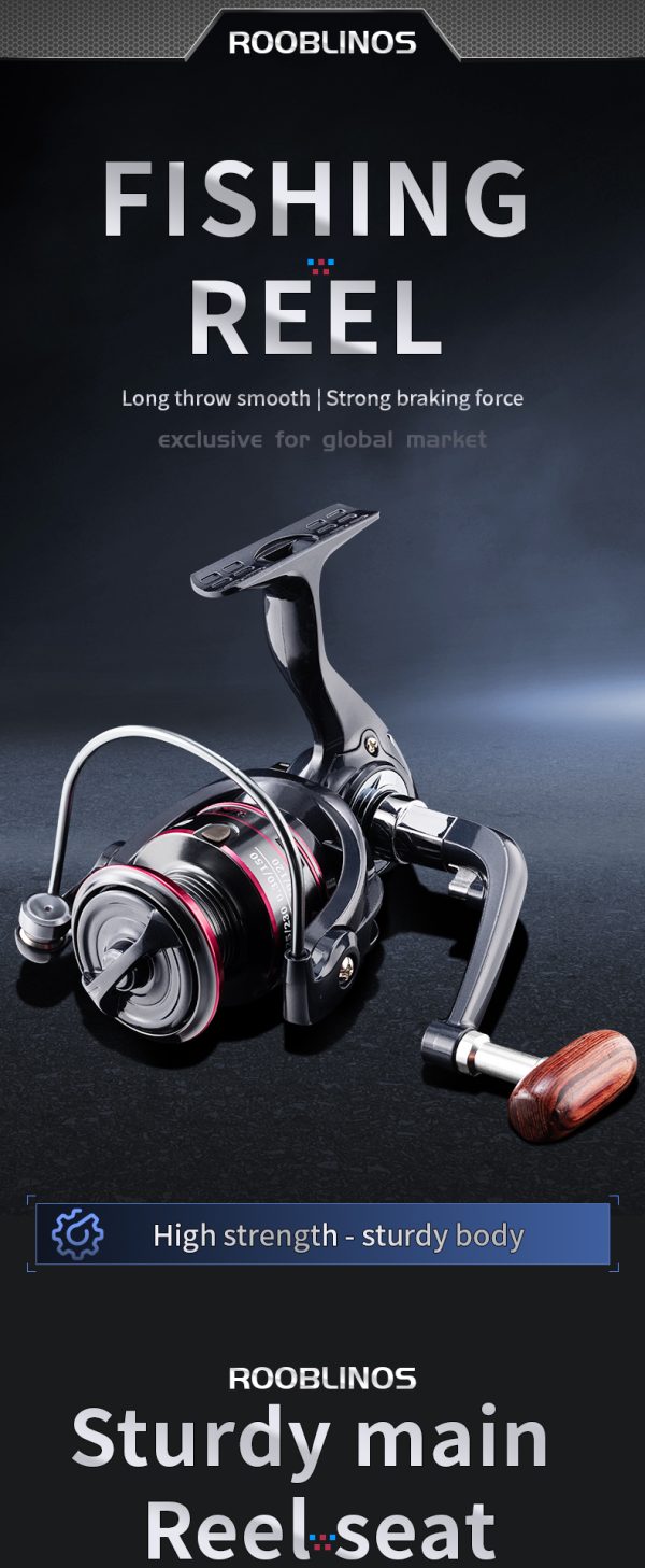 BX Spinning Fishing Reel 5.2:1 Gear Ratio Saltwater 1000/2000/3000/4000/5000/6000 Series Fishing Spool Ultralight 17.6 lbs Aluminum Crappie or Catfish Reel De Pesca - Image 6