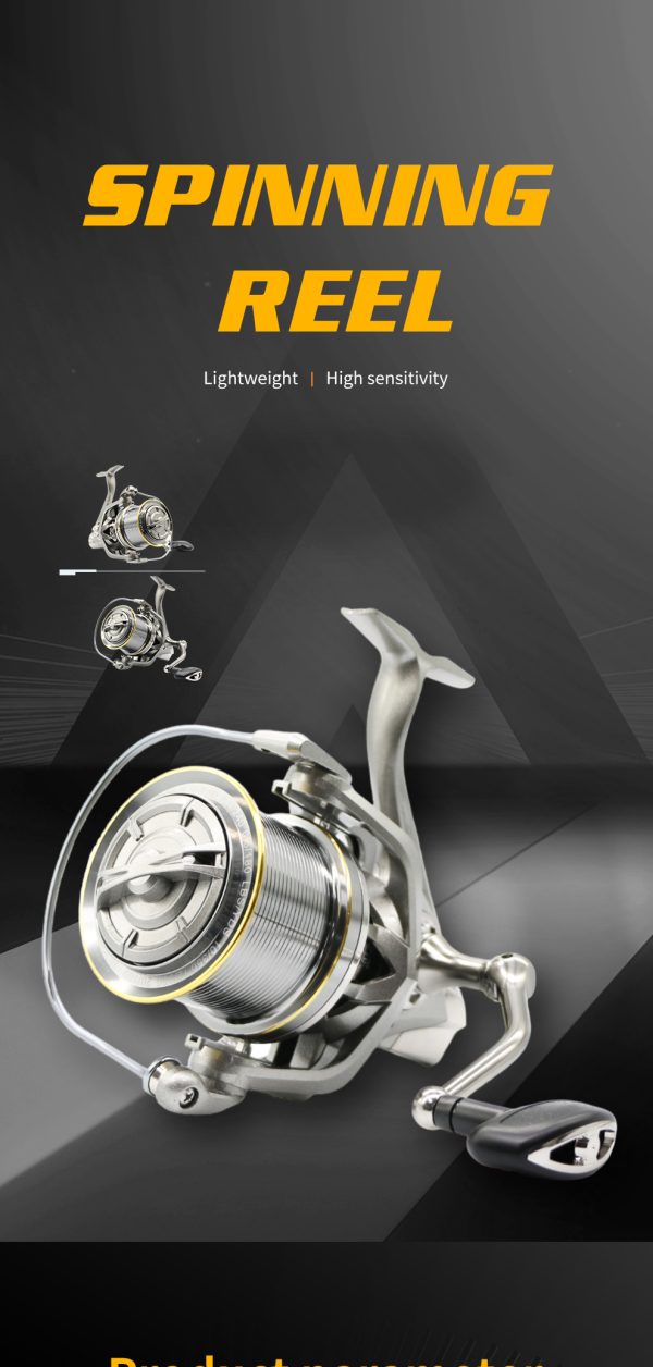 Long Shot Jigging Spinning Reel 8000/9000/10000/12000/14000 Series,17+1BB Surf Fishing Reels,55lb Max Drag,Saltwater Big Reel Visit the J-BARZILLAI Store - Image 6