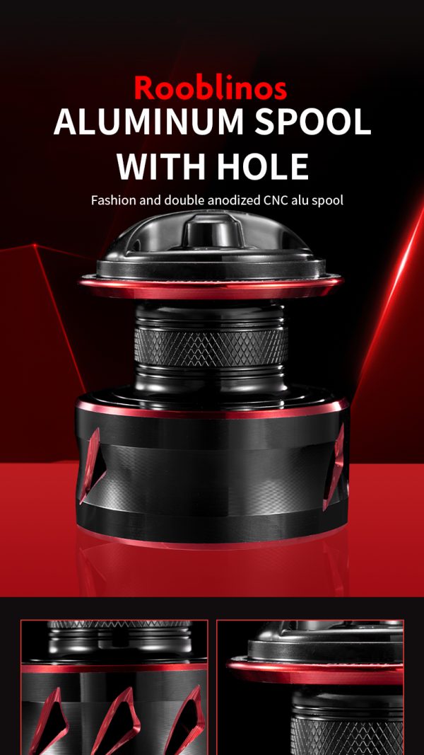 CR Spinning Reel 5.2:1 High-Speed Gear Ratio Anti-Reverse Ball Bearings 2000/3000/4000/5000 Lightweight Carrete de Pesca Stainless Steel Ball Bearings Up to 17.6 Lbs CNC Aluminum Includes - Image 10