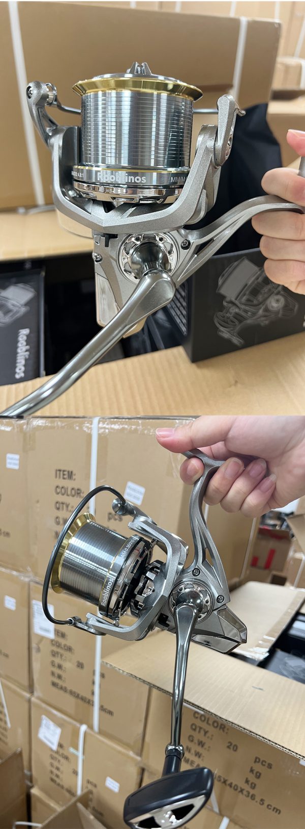 Long Shot Jigging Spinning Reel 8000/9000/10000/12000/14000 Series,17+1BB Surf Fishing Reels,55lb Max Drag,Saltwater Big Reel Visit the J-BARZILLAI Store - Image 16