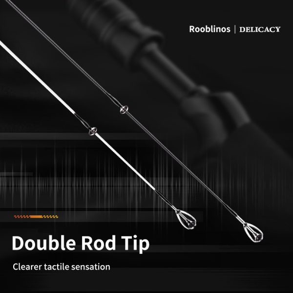 Delicacy Stream Fishing Rod Ultralight 6/6.5 Feet 2 Pieces Casting Travel Bait Rods High Carbon Fiber Stainless Steel Guides EVA Handle Saltwater Freshwater Bass Trout Sunfish Fishing Pole - Image 5