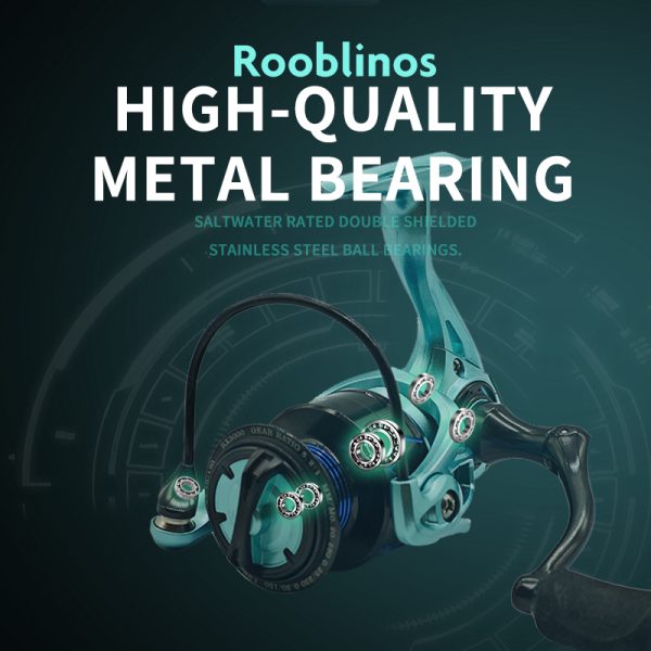 CB Spinning Reels Ultralight Metal 5.2:1 Gear Ratio Saltwater or Freshwater Fishing reels - Image 6