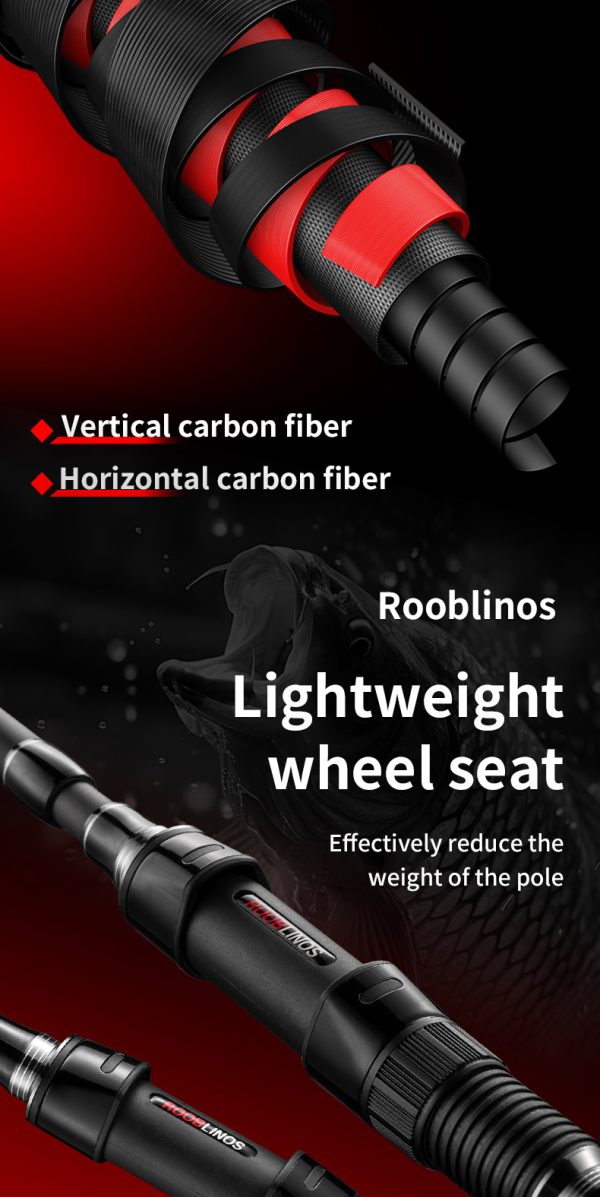 PHISHGER Surf Fishing Rod 4/5 Pieces Portable Spinning Rod Medium Light T800 High Carbon Fiber Lightweight Strength Sensitivity Travel Portable Saltwater Pole - Image 10