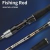 Maximus Lure Fishing Rod 6'/6'6"/7' Spinning Casting 2 Pieces Baitcaster Medium Light to Medium Heavy 24T Carbon Fiber Fuji O Guides Freshwater Saltwater Bass Trout Catfish Travel Fishing Pole - Image 6