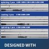 Maximus Lure Fishing Rod 6'/6'6"/7' Spinning Casting 2 Pieces Baitcaster Medium Light to Medium Heavy 24T Carbon Fiber Fuji O Guides Freshwater Saltwater Bass Trout Catfish Travel Fishing Pole - Image 9
