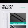 PASSJON Lure Fishing Rod 6 Feet Casting 2 Pieces Medium Light 24T High Carbon Fiber Stainless Steel Guides Cork Handle Sensitive Lightweight Strength Bass Salmon Trout Pole - Image 13