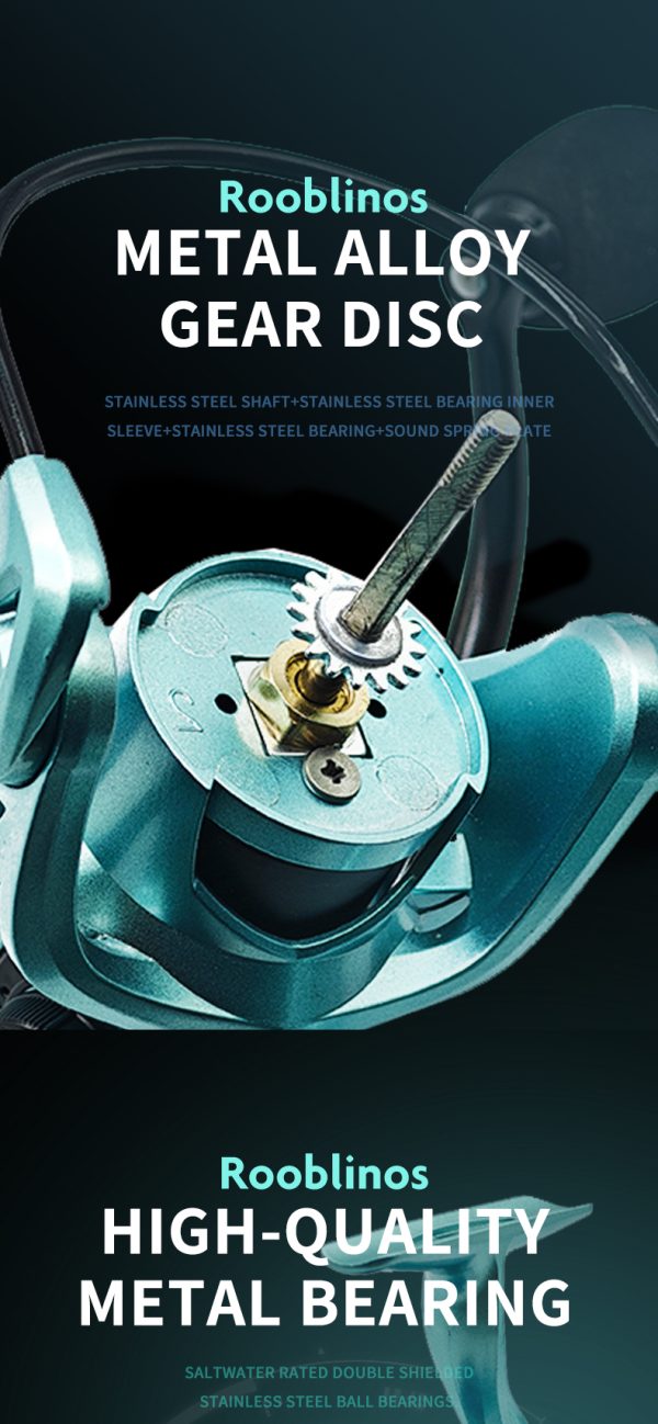 CB Spinning Reels Ultralight Metal 5.2:1 Gear Ratio Saltwater or Freshwater Fishing reels - Image 10