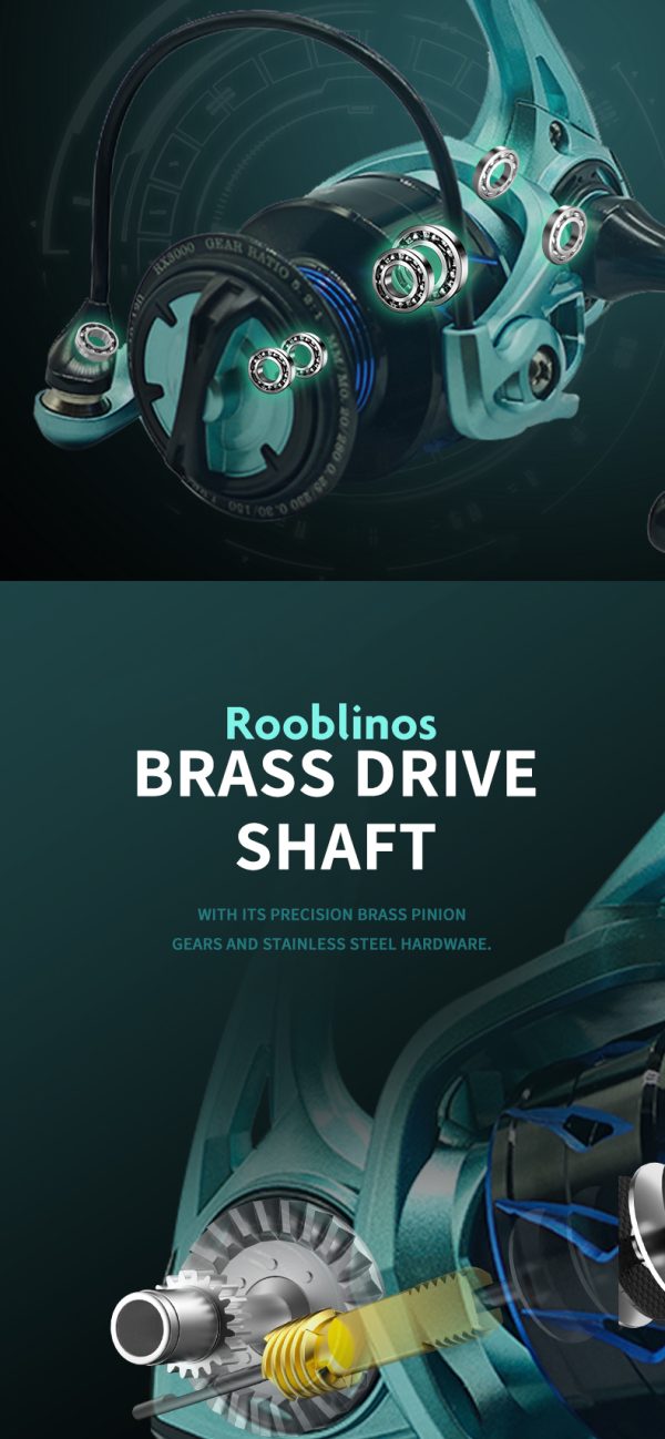 CB Spinning Reels Ultralight Metal 5.2:1 Gear Ratio Saltwater or Freshwater Fishing reels - Image 11