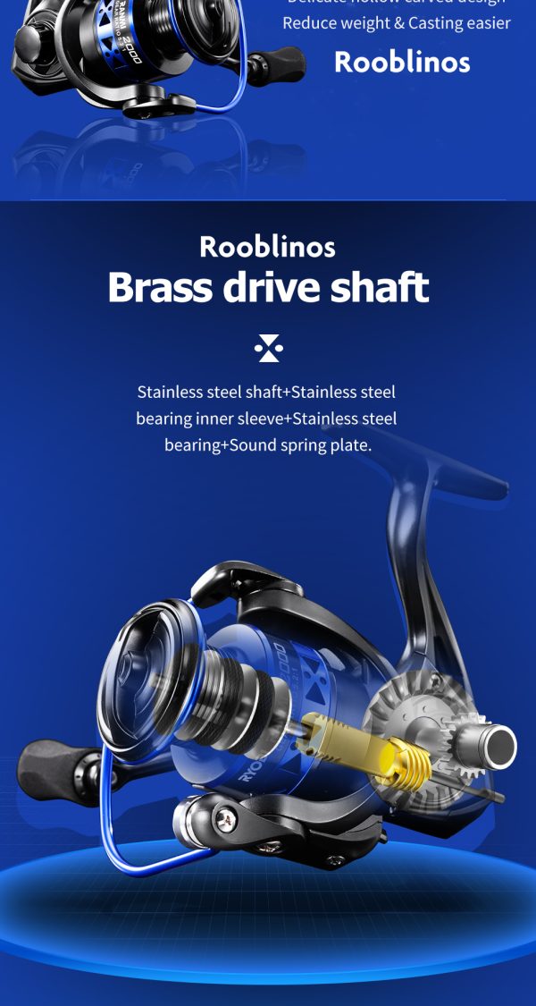 Easting Fishing Reel All Metal Spinning Reel Saltwater or Freshwater Fishing Reel Tackle Accessories - Image 12