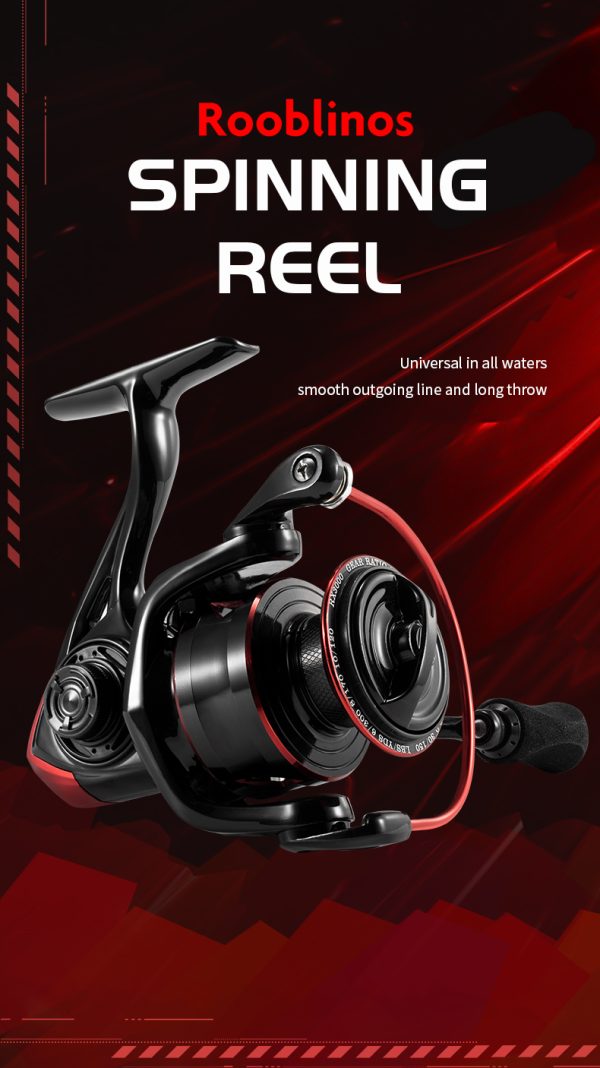 CR Spinning Reels Ultralight Metal 5.2:1 Gear Ratio 10+1BB Saltwater or Freshwater 39LBS Max Drag Fishing reels - Image 5